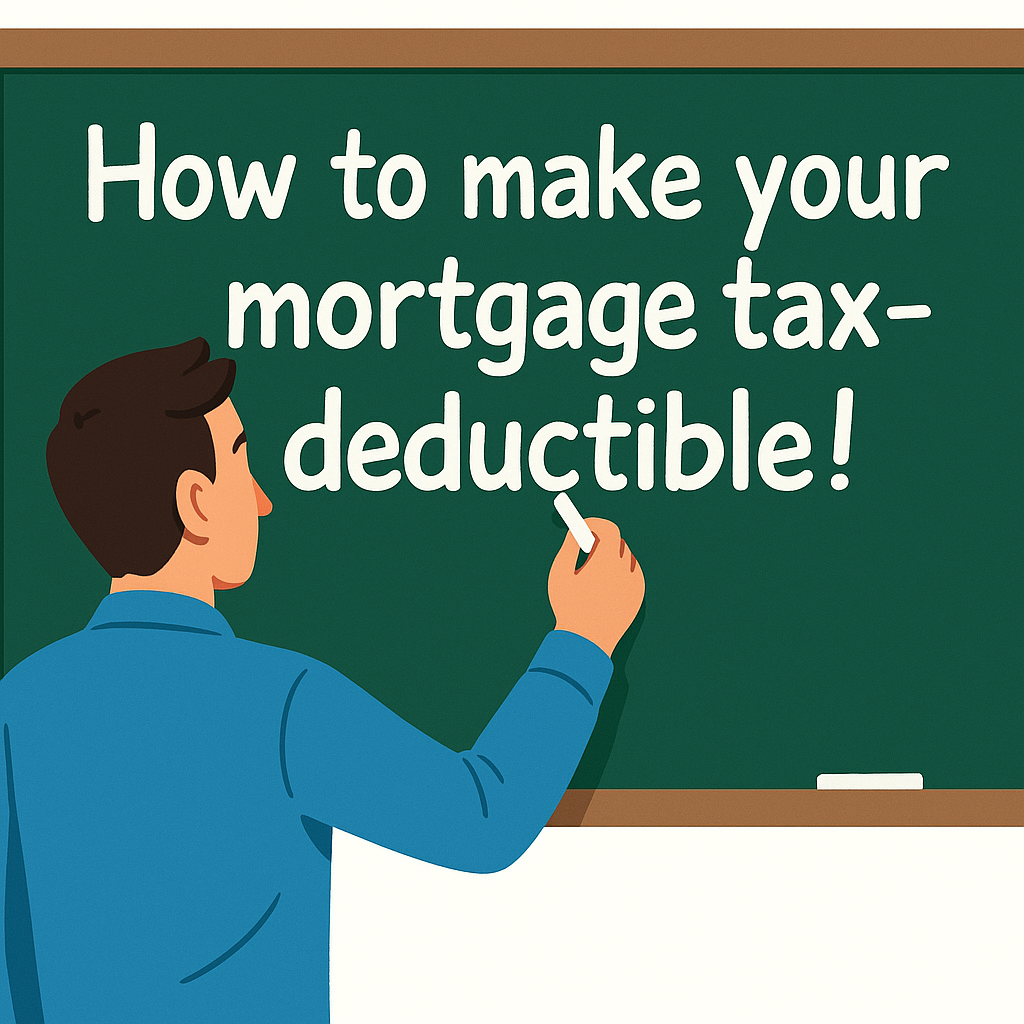 How to Use Cash Damming with a Rental Property to Make Your Mortgage Tax-Deductible